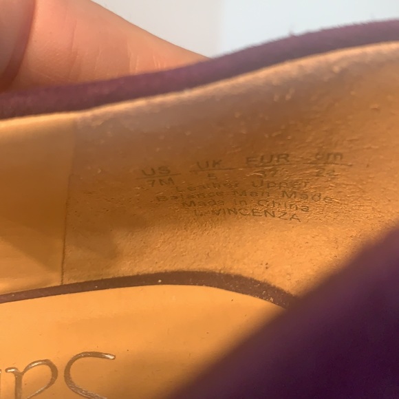 Franco Sarto like new suede purple pump EU37 - Picture 5 of 6